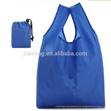 Bolso de compras de nylon del poliéster de la prenda impermeable durable reutilizable promocional